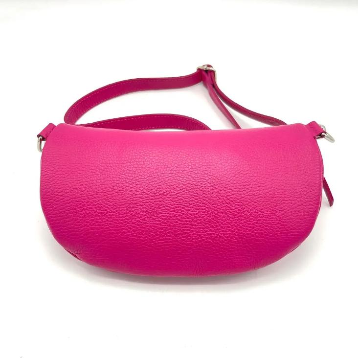 BAUCHTASCHE LEDER FUCHSIE - 1