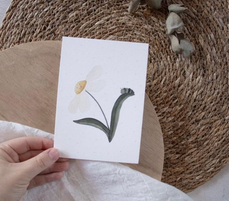 BLUME MIT RAUPE - 0