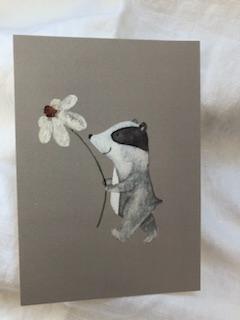 DACHS MIT BLUME - 0