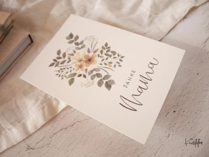 DANKE MAMA MIT BLUMEN - 1
