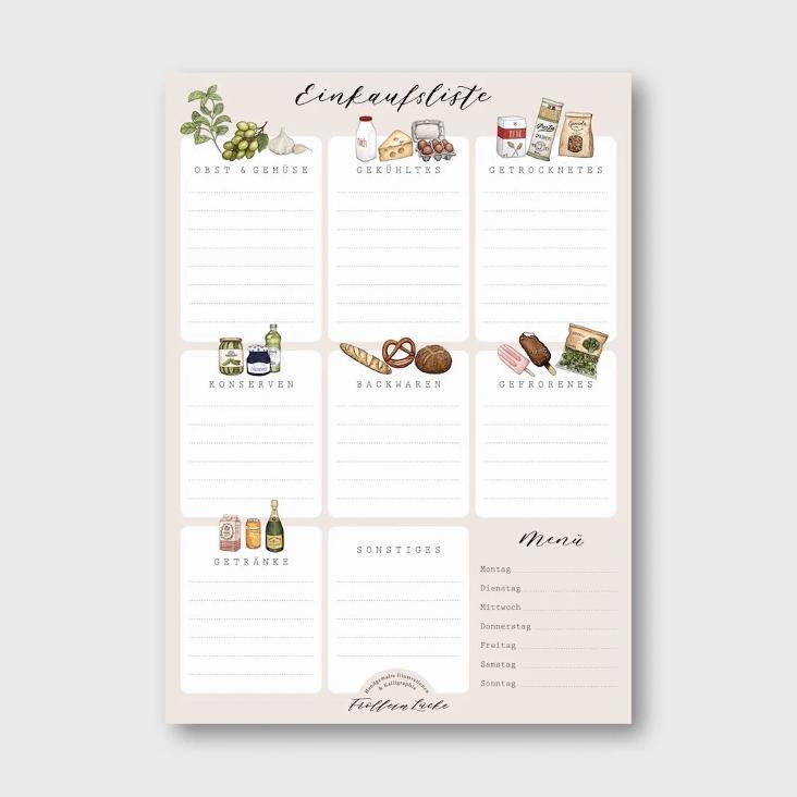 NEU: VORBESTELLEN BALD LIEFERBAR: EINKAUFSLISTE / GUT SORTIERT