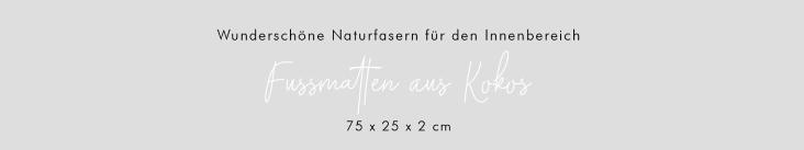 KLEINE KOKOS FUSSMATTE KOMM REIN (NUR NOCH 1 STÜCK) - 1
