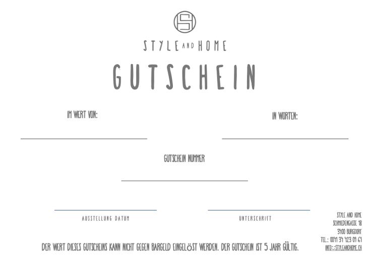 GESCHENKGUTSCHEIN 20.00 - 0