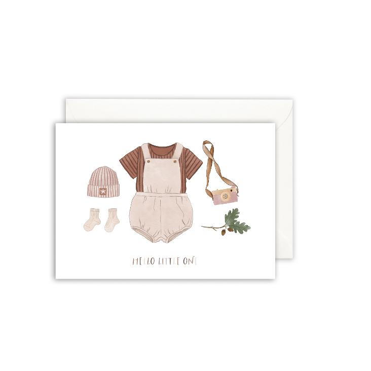 NEU: BABY DRESS BROWN