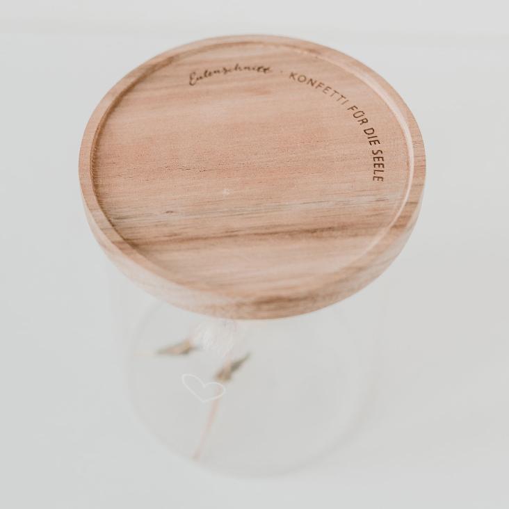 VORBESTELLEN: AB CA.5.3 WIEDER LIEFERBAR: VORRATSGLAS HERZ ♡ WEISS 19 CM - 0