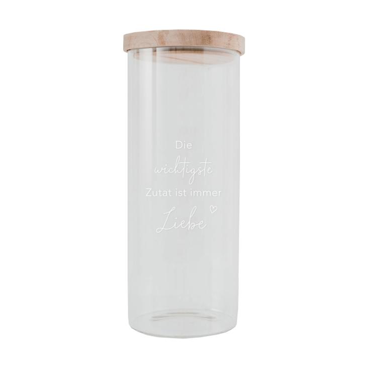 VORRATSGLAS WICHTIGSTE ZUTAT IST LIEBE 25 CM - 3