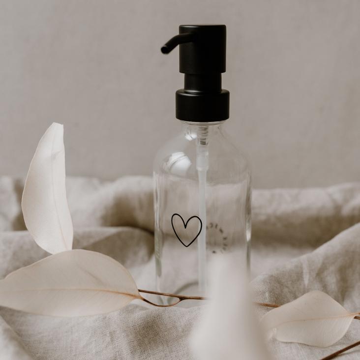SEIFENSPENDER HERZ (TRANSPARENT) 250ML