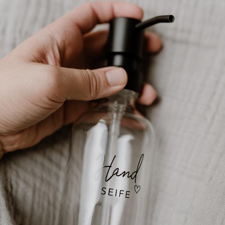 VORBESTELLEN: BALD WIEDER LIEFERBAR: SEIFENSPENDER HANDSEIFE (TRANSPARENT) 250ML - 1