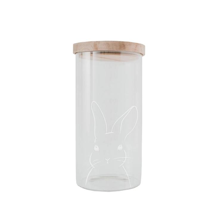 VORRATSGLAS HASE 19 CM