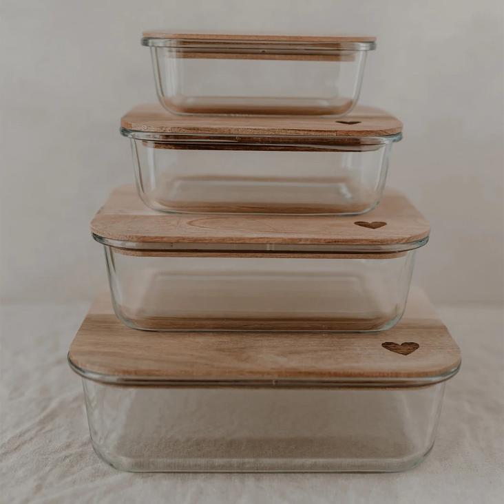 VORRATSBEHÄLTER HERZ ♡ 16,5 X 22,5 CM - 0