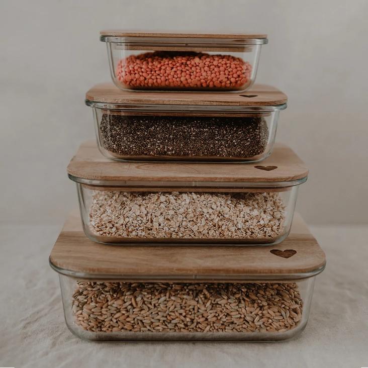 VORRATSBEHÄLTER HERZ ♡ 16,5 X 22,5 CM - 2