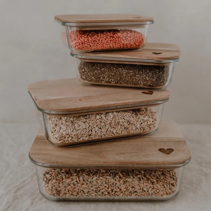 VORRATSBEHÄLTER HERZ ♡ 16,5 X 22,5 CM (NUR NOCH 2 STÜCK LIEFERBAR) - 3