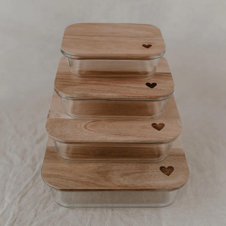 VORRATSBEHÄLTER HERZ ♡ 16,5 X 22,5 CM (NUR NOCH 2 STÜCK LIEFERBAR) - 1