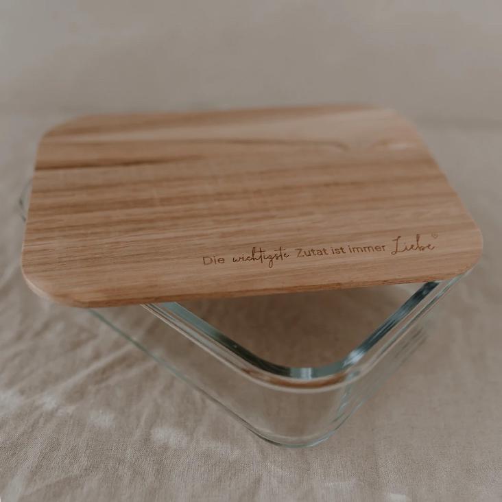 VORRATSBEHÄLTER DIE WICHTIGSTE ZUTAT IST IMMER LIEBE 16,5 X 22,5 CM (NUR NOCH 3 STÜCK LIEFERBAR)