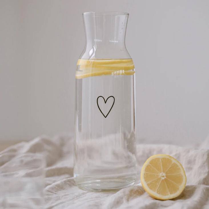 KARAFFE HERZ ♡ SCHWARZ - 1