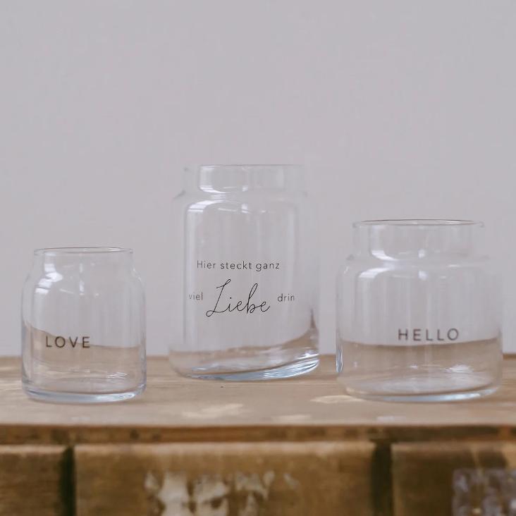 VASE GROSS HIER STECKT GANZ VIEL LIEBE DRIN - 0