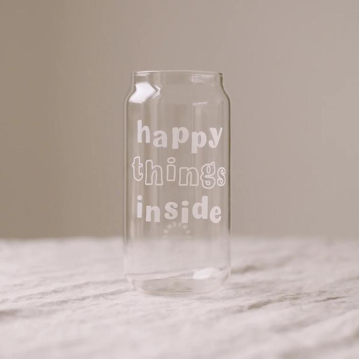 HOHES TRINKGLAS HAPPY THINGS - 4