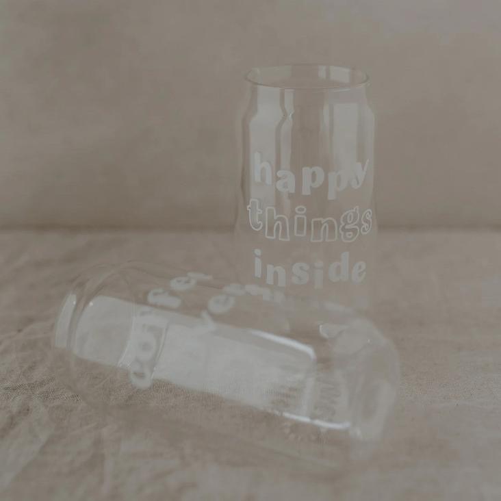 HOHES TRINKGLAS HAPPY THINGS - 2