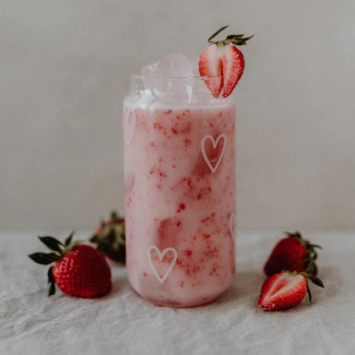 HOHES TRINKGLAS HERZEN ♡