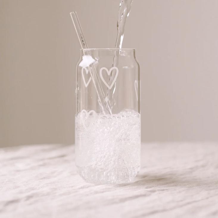 HOHES TRINKGLAS HERZEN ♡ - 3