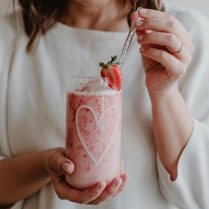 HOHES TRINKGLAS HERZ ♡