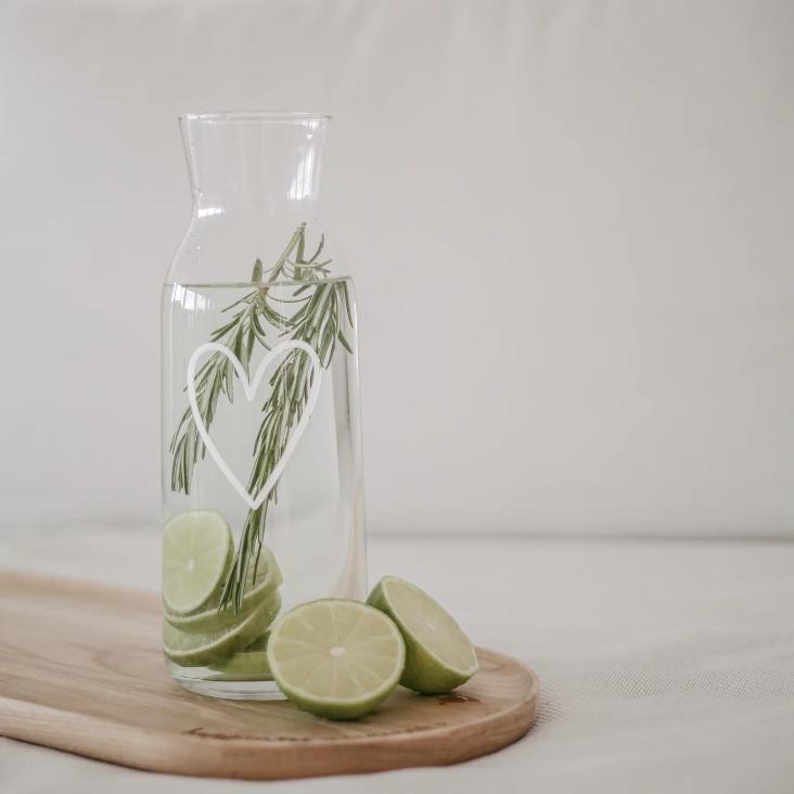 KARAFFE HERZ ♡ WEISS - 2