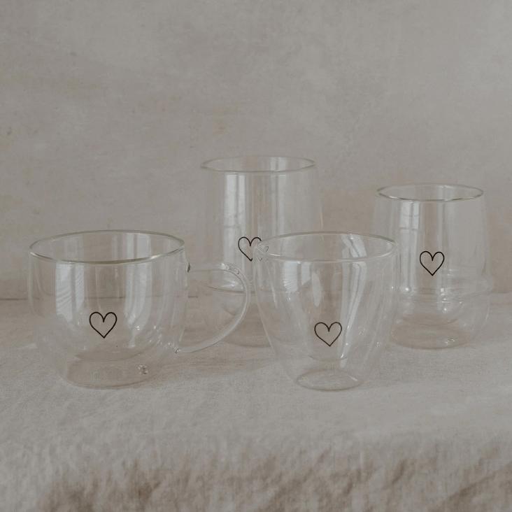 DOPPELWANDIGES TEEGLAS HERZ 250ML - 3