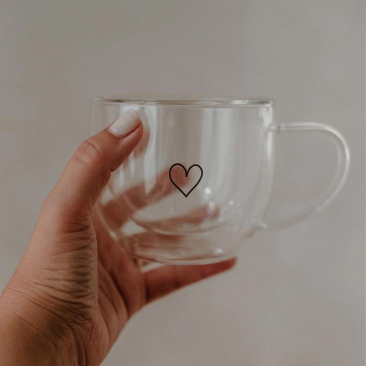 DOPPELWANDIGES TEEGLAS HERZ 250ML - 1
