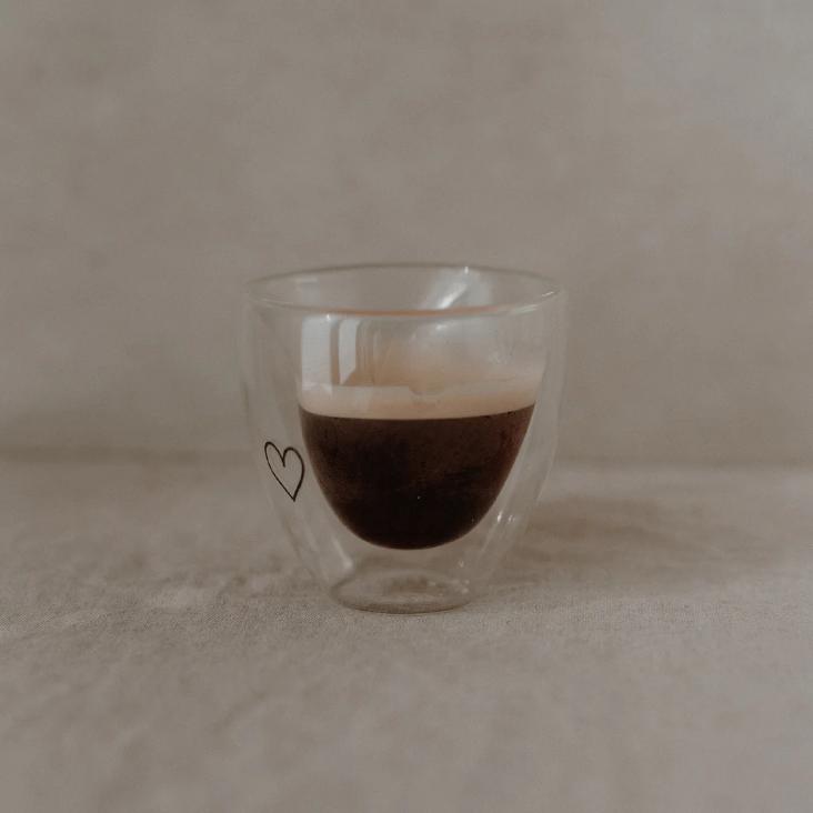 DOPPELWANDIGES HERZGLAS HERZ 100ML - 2