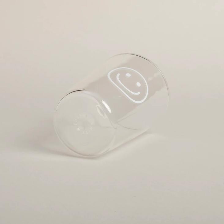 TRINKGLAS SMILEY WEISS - 3