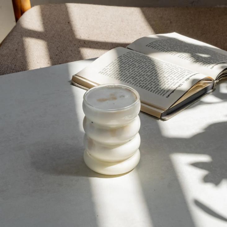 BUBBLE GLAS BLANKO - 4