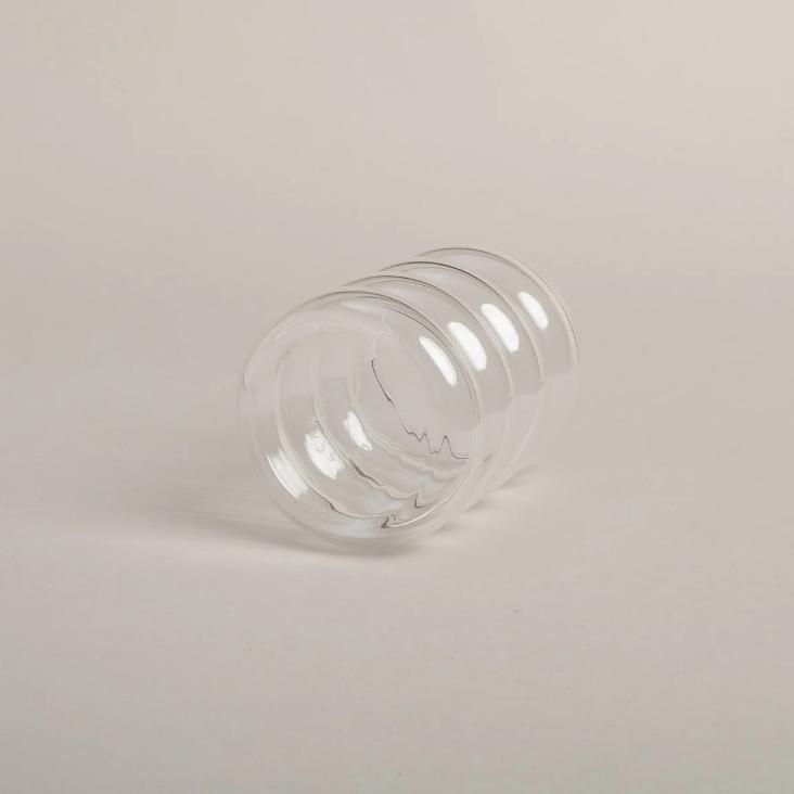 NEU: BUBBLE GLAS BLANKO - 2