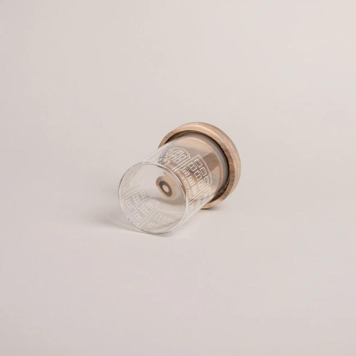 MINI VORRATSGLAS HÄUSER EINZELN 9 CM - 1