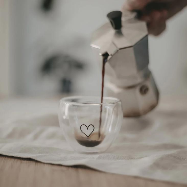 DOPPELWANDIGES HERZGLAS HERZ ♡ 50ML