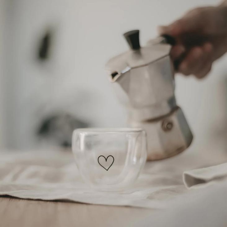 DOPPELWANDIGES HERZGLAS HERZ ♡ 50ML - 2