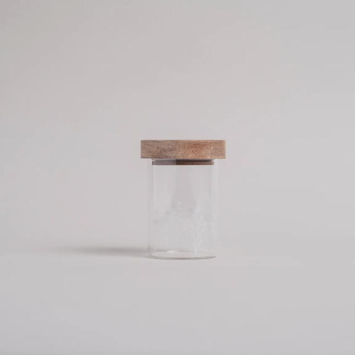 MINI VORRATSGLAS BLUMENWIESE ♡ EINZELN 9 CM - 2