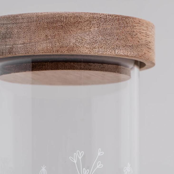 MINI VORRATSGLAS BLUMENWIESE ♡ EINZELN 9 CM - 0