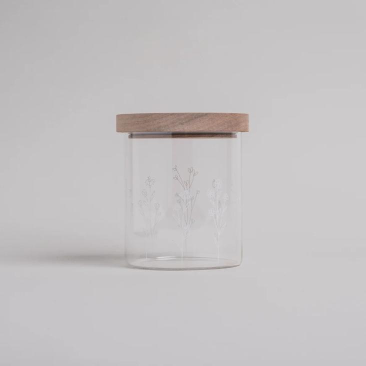VORRATSGLAS BLUMENWIESE 13 CM
