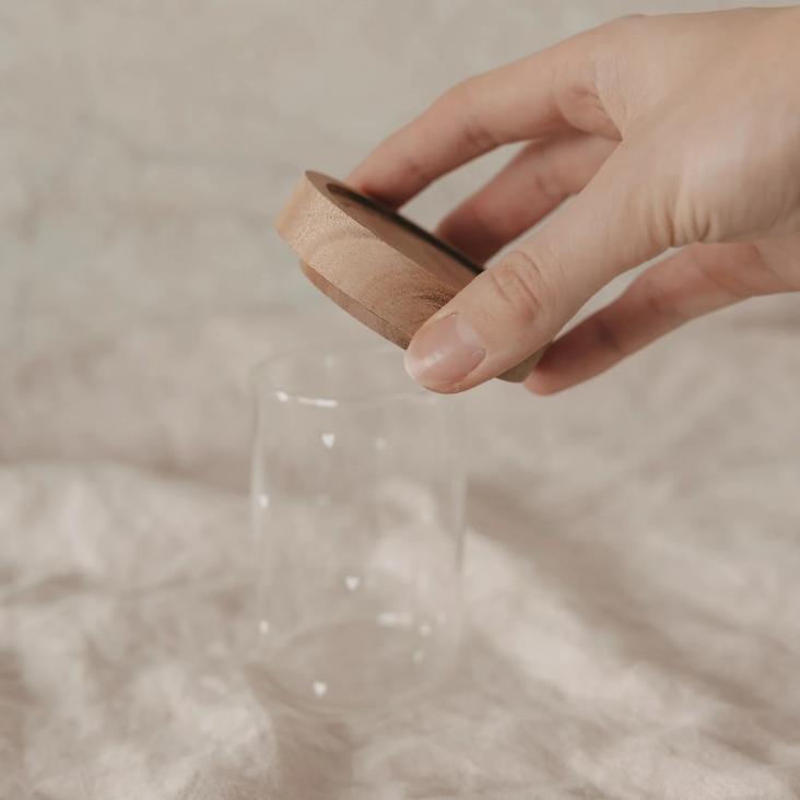 NEU: VORBESTELLEN: IM LAUFE VOM MAI WIEDER LIEFERBAR: MINI VORRATSGLAS HERZEN WEISS ♡ EINZELN 9 CM - 1