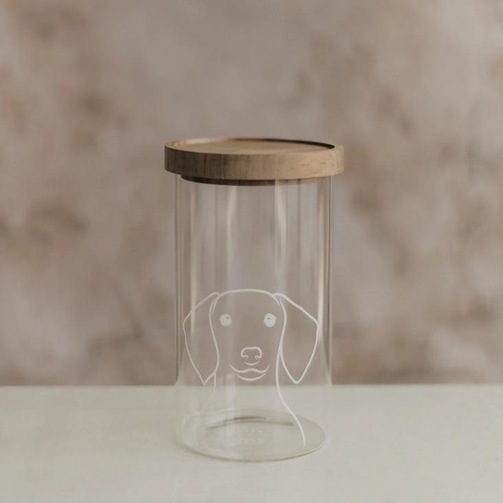 NEU: VORRATSGLAS HUND 19CM ♡ - 1