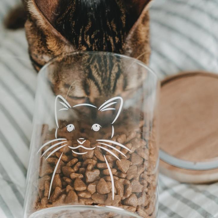 NEU: VORRATSGLAS KATZE 13CM ♡ - 4