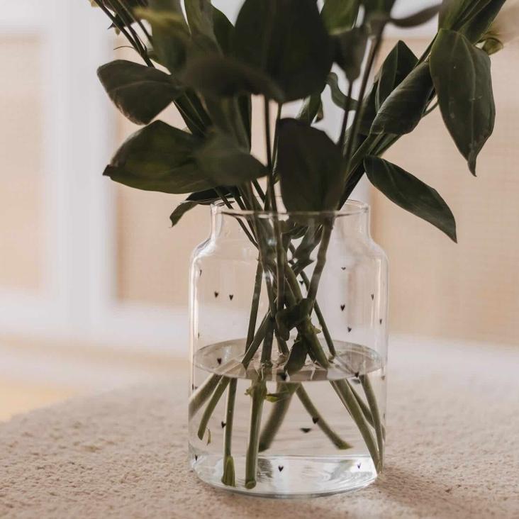 NEU: VORBESTELLEN: VASE GROSS HERZEN ♡ SCHWARZ / AB CA. MITTE SEPTEMBER LIEFERBAR - 0