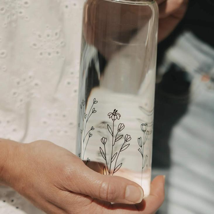 NEU: TRINKFLASCHE BLUMENWIESE ♡ - 0