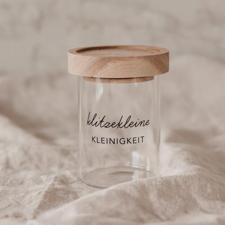 BALD LIEFERBAR: MINI VORRATSGLÄSER KLEINIGKEIT ♡ EINZELN 9 CM