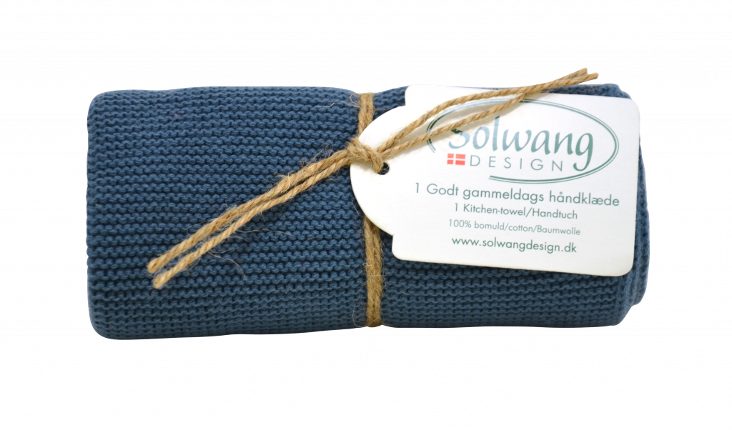HANDTUCH DUNKLES ANTIKBLAU BIO