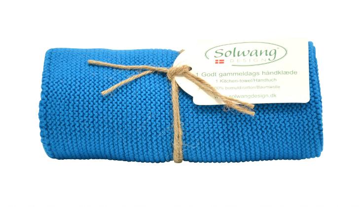 HANDTUCH KRÄFTIGES BLAU BIO