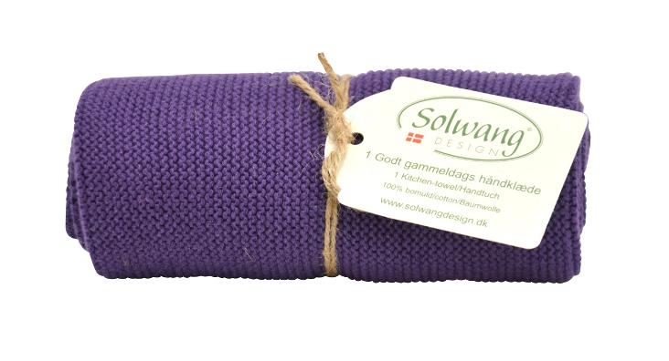 HANDTUCH DUNKELLILA BIO