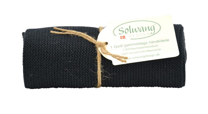 HANDTUCH SCHWARZ BIO