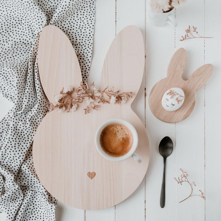 FRÜHSTÜCKSBRETT HASE