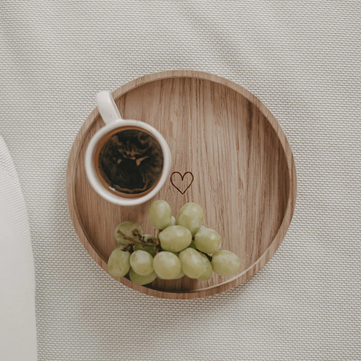 MINI TABLETT RUND HERZ ♡ - 1